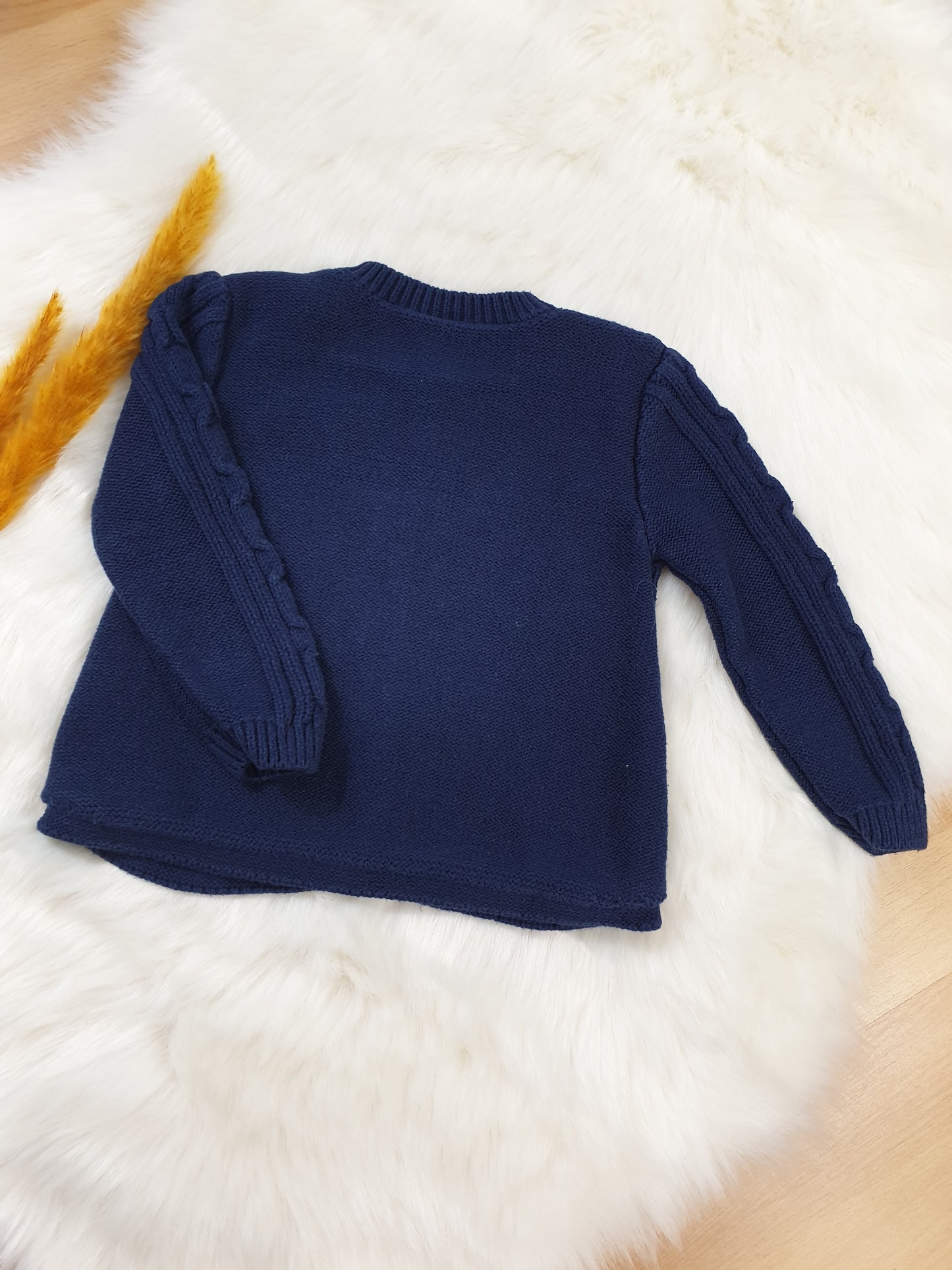 Nutmeg Strickjacke – Dunkelblau – Mädchen – Gr. 92/98