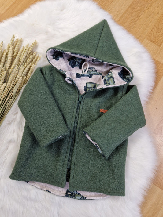 Handmade Walkjacke – Unisex – Mädchen & Jungen – Gr. 86