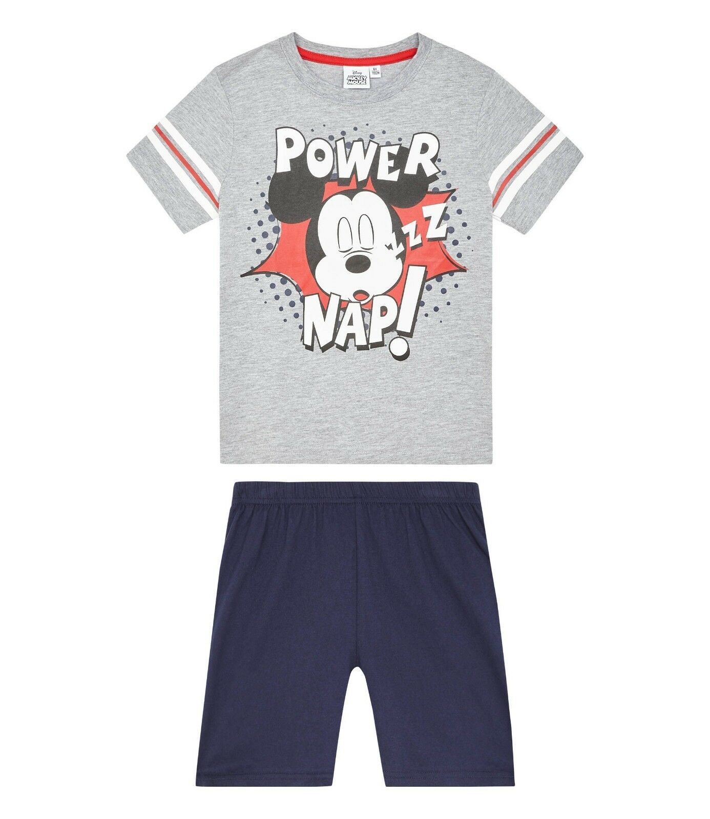 Disney Mickey Mouse Schlafanzug / Pyjama – Blau & Grau | Jungen | Größen 98–128 | Neu