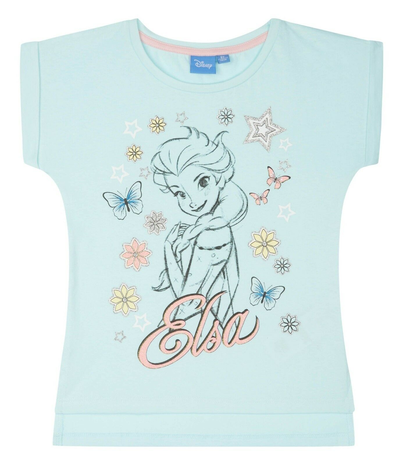 T-Shirt „Die Eiskönigin“ – Blau | Mädchen | Größen 104–128 | Neu