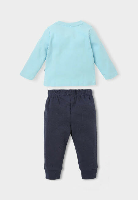 Disney Mickey Mouse Schlafanzug – 2-teilig – Jungen – Grau oder Blau – Gr. 62–92