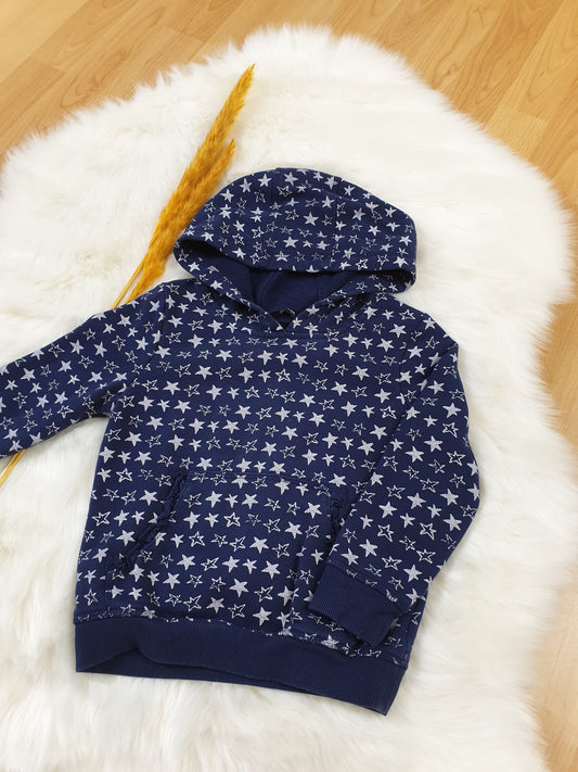 George Hoodie – Blau mit Sternchen – Mädchen – Gr. 92/98