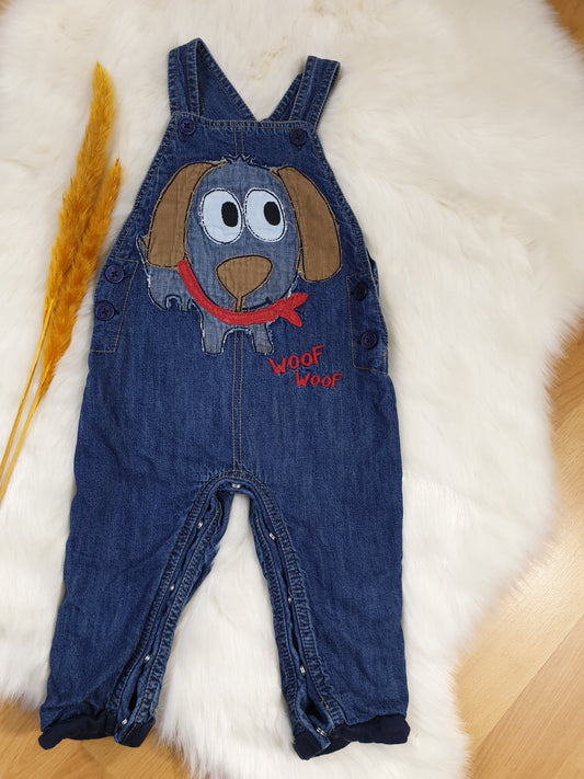 Debenhams Latzhose – Jeans Blau – Jungen – Gr. 74/80