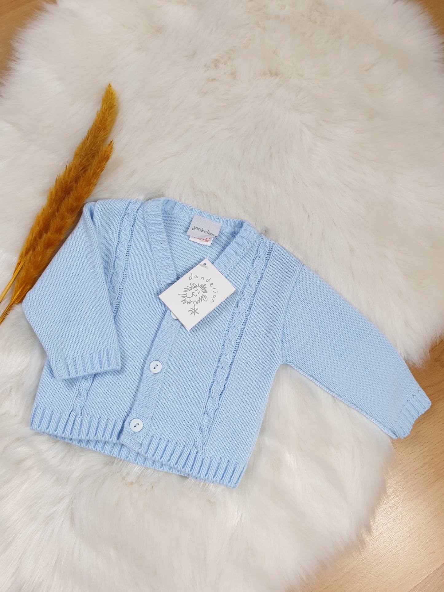 Dandelion Strickjacke – Blau – Jungen – Gr. 74/80