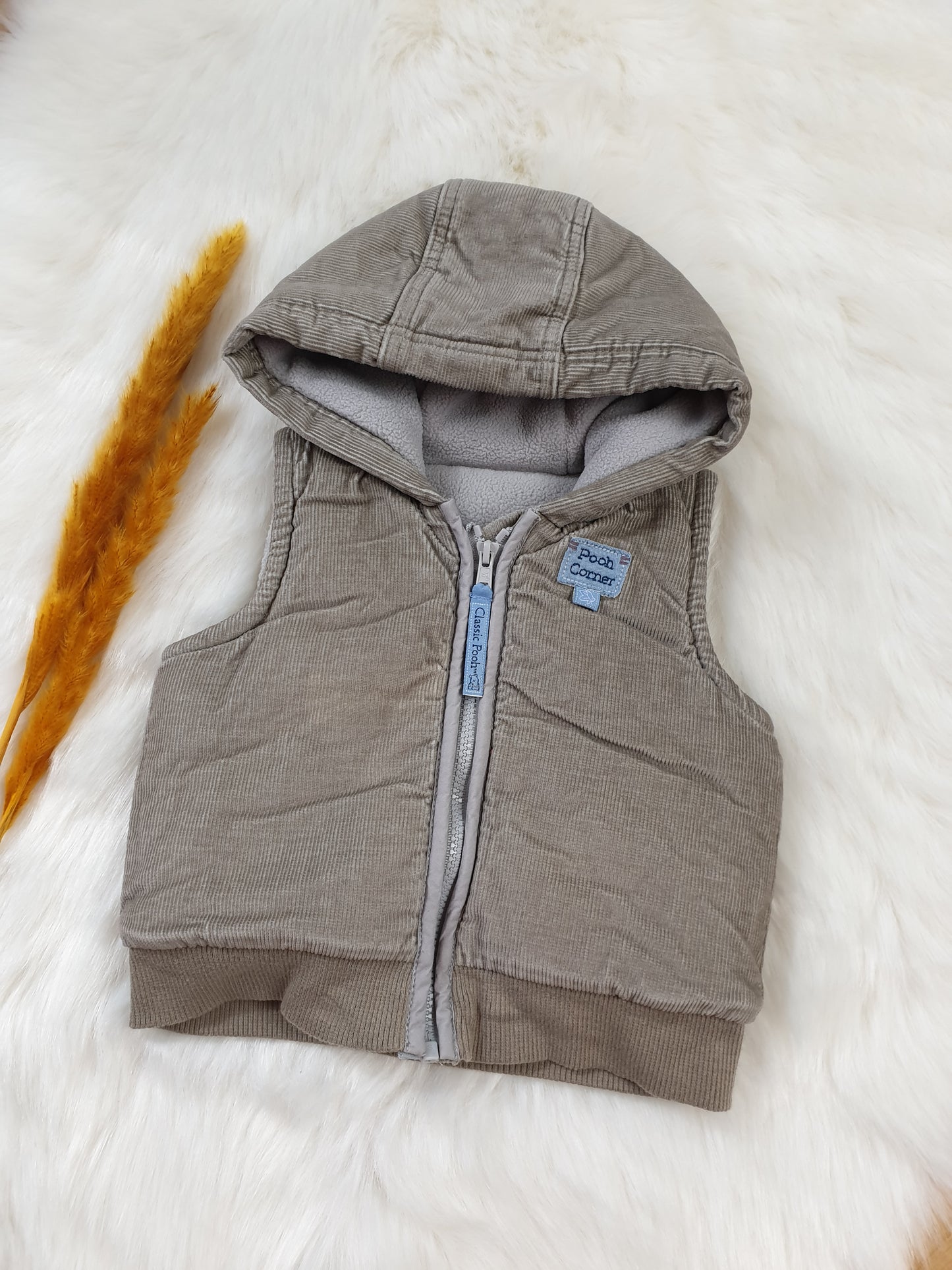 Disney Winnie Pooh Weste – Braun – Jungen – Gr. 62/68