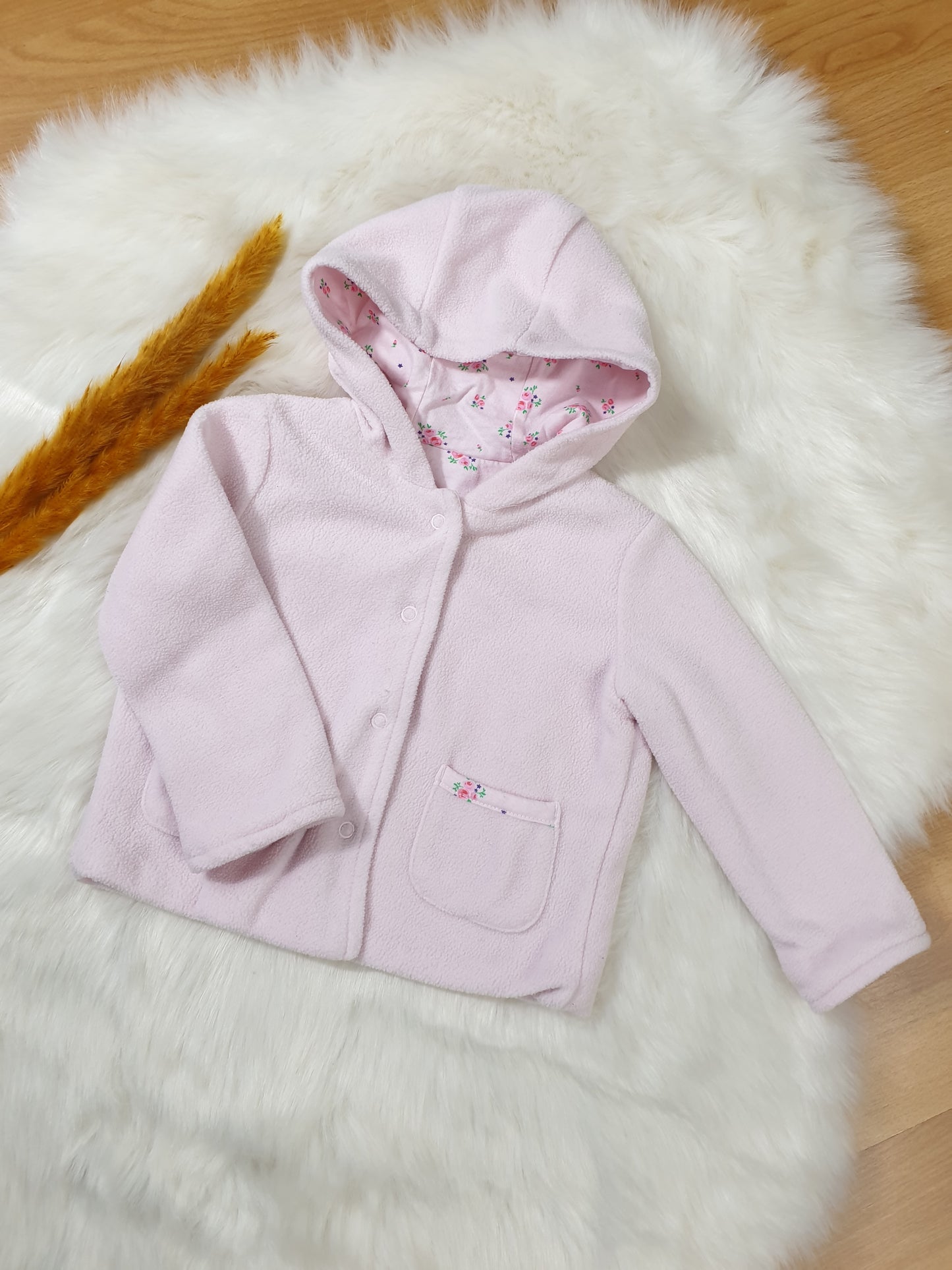 F&F Fleecejacke – Rosa – Mädchen – Gr. 68/74