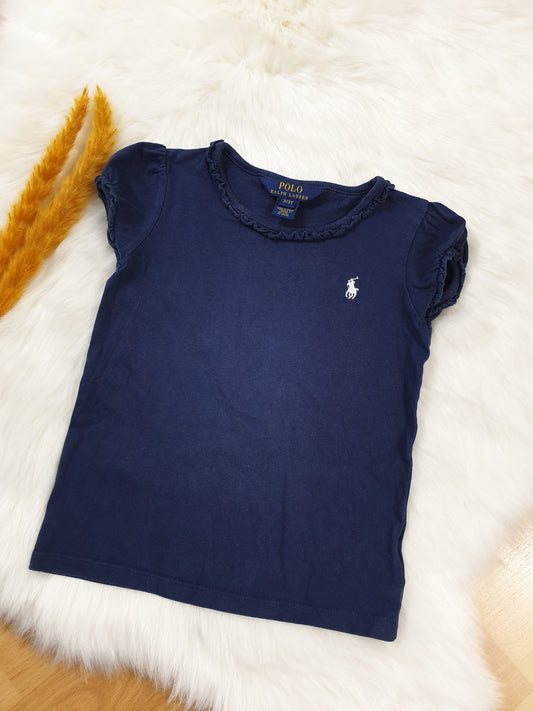 T-Shirt – Blau | Ralph Lauren | Mädchen | Größe 98 | Sehr guter Zustand