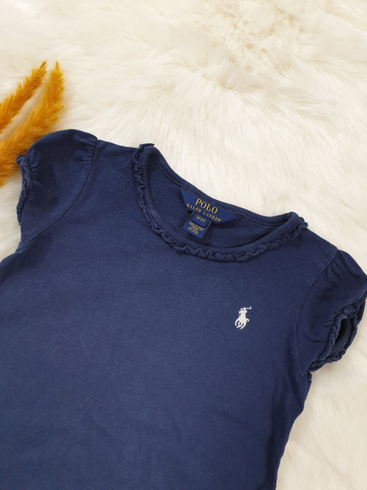 T-Shirt – Blau | Ralph Lauren | Mädchen | Größe 98 | Sehr guter Zustand