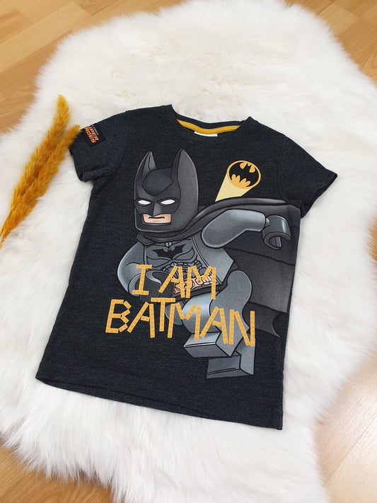 Batman T-Shirt – Grau | Next | Jungen | Größe 104 | Superhelden-Look für jeden Tag