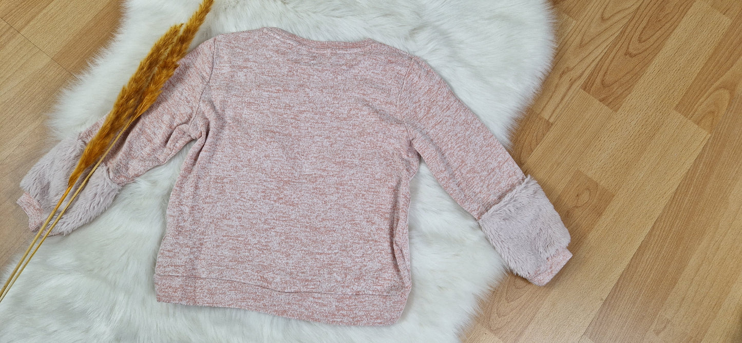 F&F Shirt / Sweater – Rosa – Mädchen – Gr. 104/110