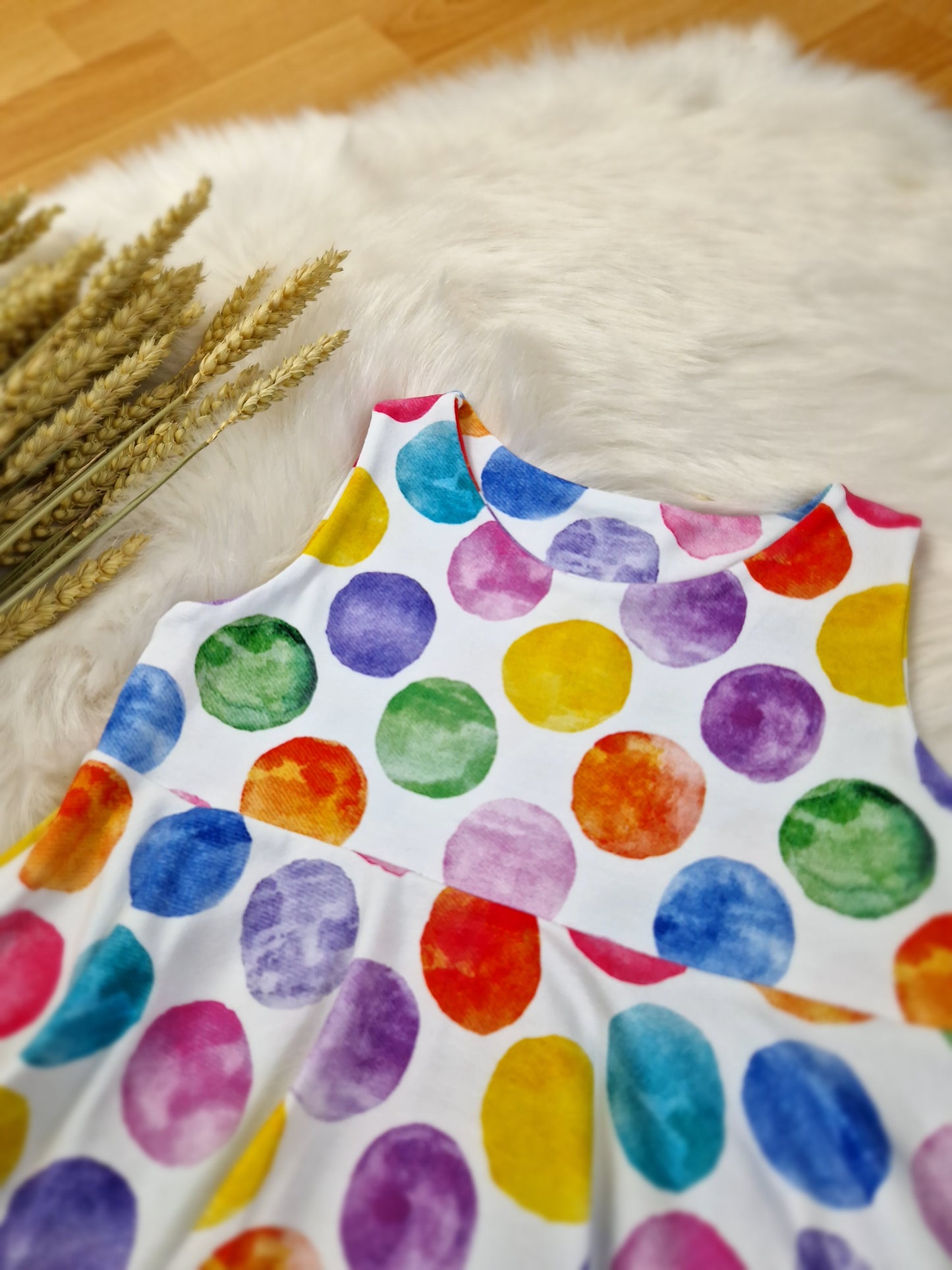 Handmade Set – Kleid & Sweater Kurz | Größe 80 | Mädchen