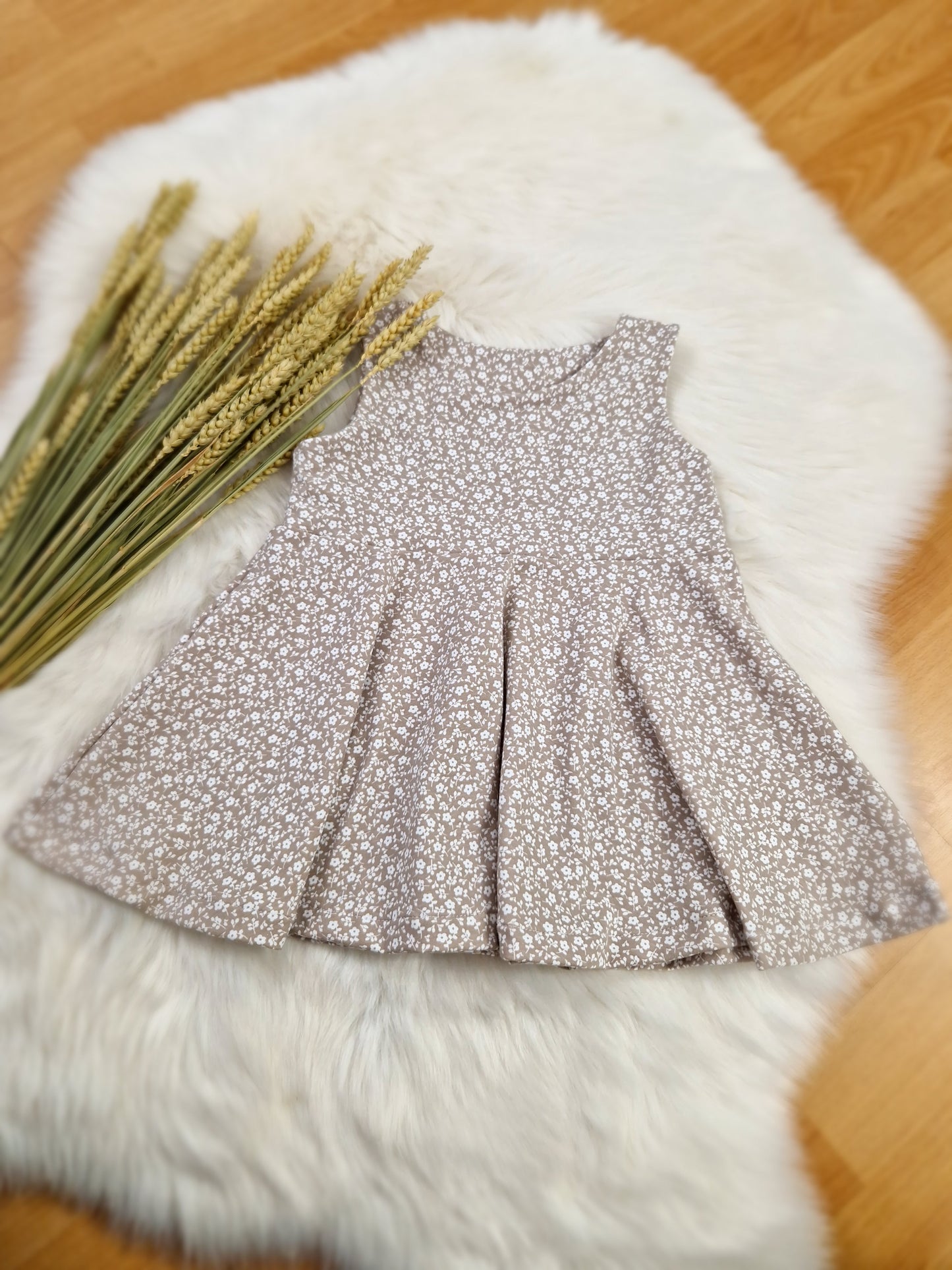 Handmade Set – Kleid & Sweater Kurz | Größe 80 | Mädchen