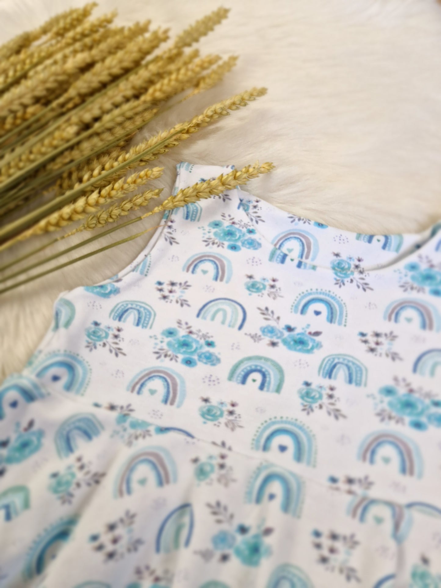 Handmade Set – Kleid & Sweater Kurz | Größe 80 | Mädchen