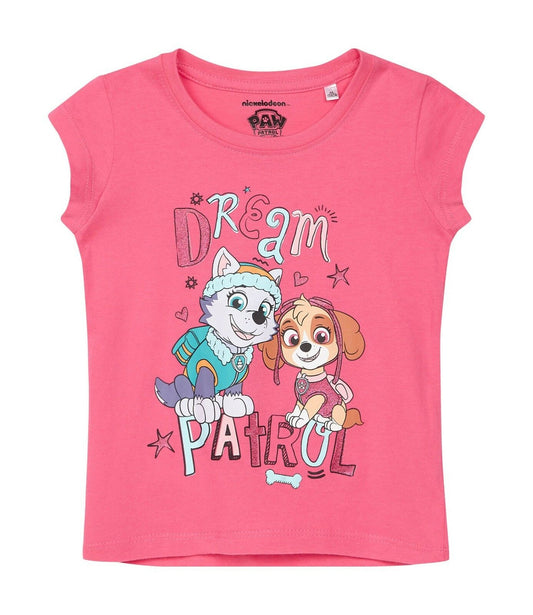 Paw Patrol T-Shirt | Pink & Türkis | Mädchen | Gr. 92–128 | Neu mit Etikett